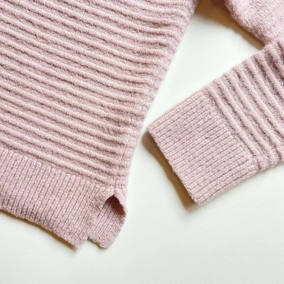 Madewell Wool Blend Sweater Women’s Size Small Mockneck Belmont Blush Pink Top S - Picture 8 of 10